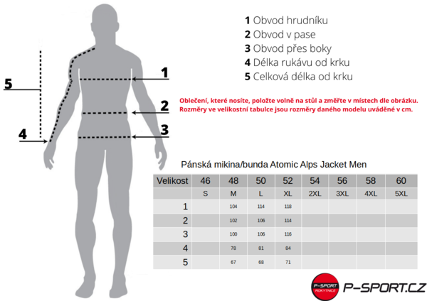 Pánská mikina/bunda Atomic Alps Jacket Men AP5113210