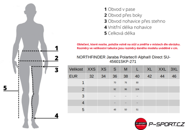 Zateplená skialpová sukně NORTHFINDER Jaraba Polartec® Alpha® Direct SU-45601SKP-271