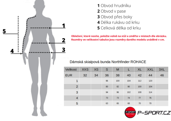 Dámská skialpová bunda Northfinder ROHACE BU-48072SKP-384