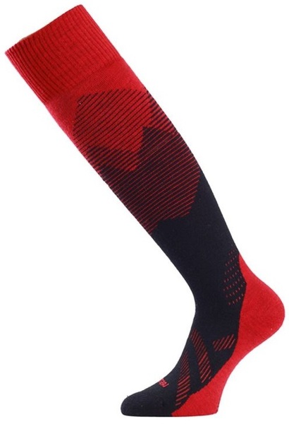 Lasting merino lyžařské podkolenky FWM-393 červené 25/26