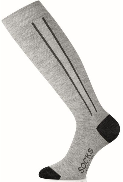 Lasting lyžařské merino podkolenky FWC-849 šedé 25/26