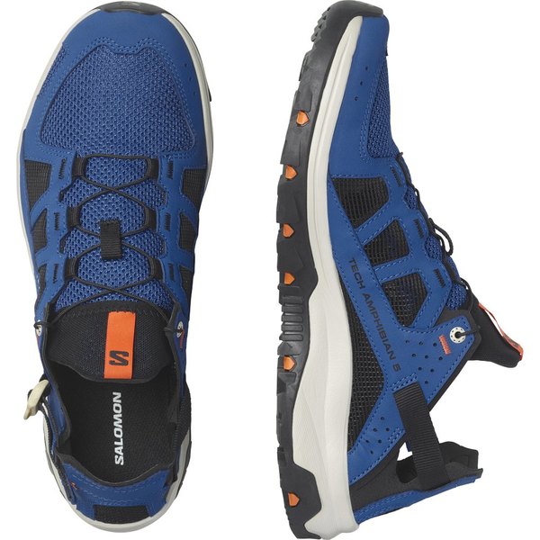 Sandály Salomon Techamphibian 5 L47206900 Lapis Blue/Black/Scarlet Ibis