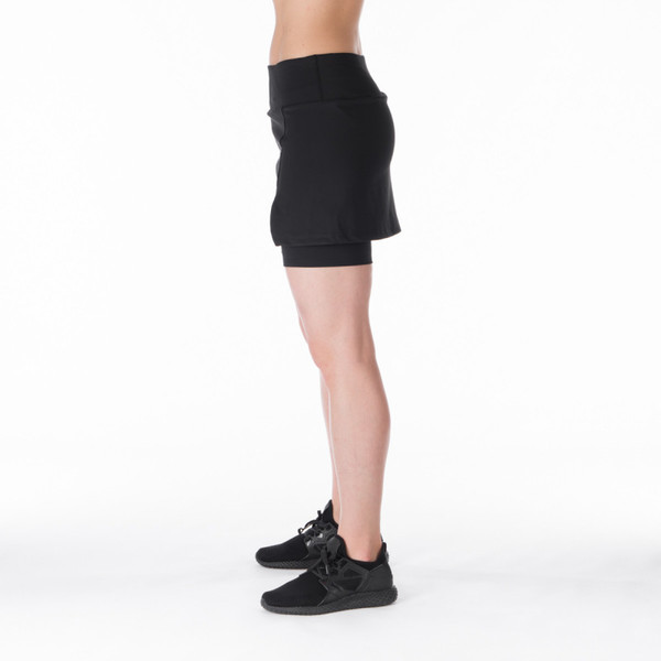 Sportovní sukně s vnitřními šortkami Northfinder NEVAEH SU-4598SP-269 black 25/26