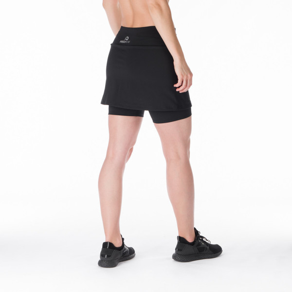 Sportovní sukně s vnitřními šortkami Northfinder NEVAEH SU-4598SP-269 black 25/26