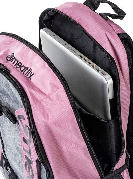 Batoh Meatfly Basejumper, Dusty Rose/Grey, 22 L + penál zdarma 24/25