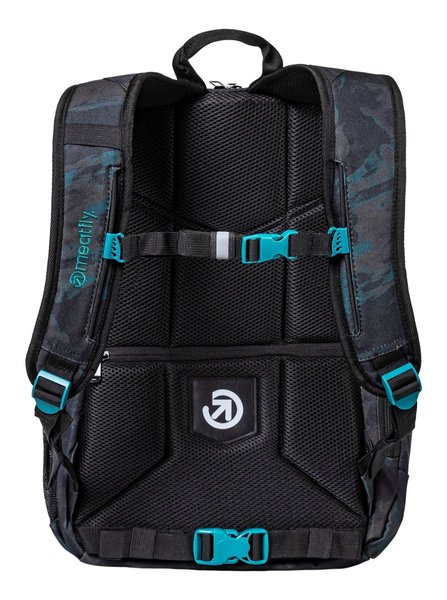 Batoh Meatfly Basejumper, Petrol Mossy/Black, 22 L + penál zdarma 24/25