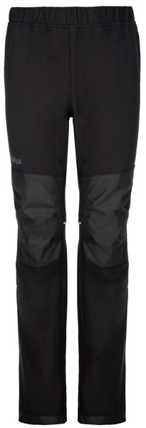Dětské softshellové outdoorové kalhoty Kilpi RIZO-J černá SJ0405KIBLK