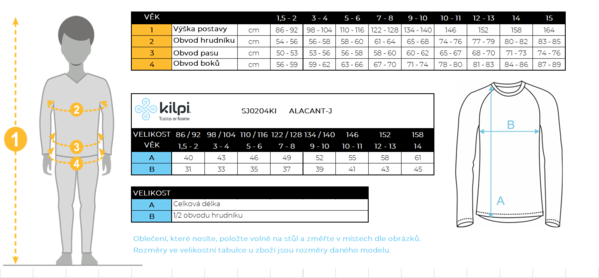 Dětská fleecová mikina Kilpi ALACANT-J Světle Zelená SJ0204KILGN