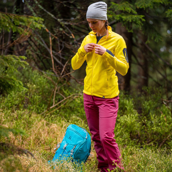 Dámská outdoorová funkční mikina Northfinder Monroe Yellow MI-4720OR-478 25/26