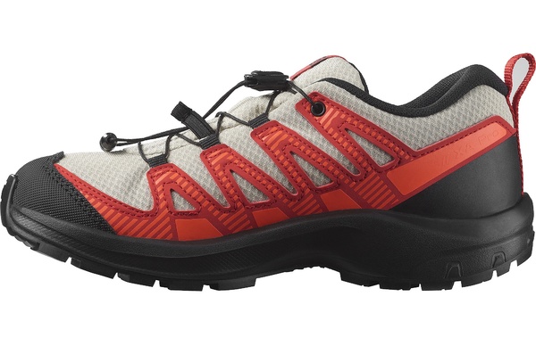 Dětské boty Salomon XA PRO V8 CSWP J Bleached sand/Black/Fiery Red L47126100