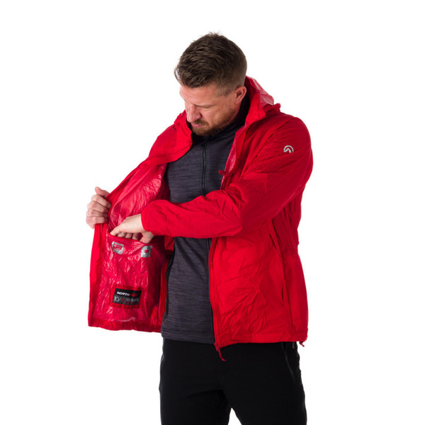 Sbalitelná bunda Northfinder Northkit BU-32682SII 289 Bright Red 25/26