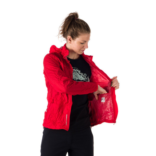 Dámská sbalitelná Bunda Northfinder Northkit BU-4268OR 289 Bright Red 25/26