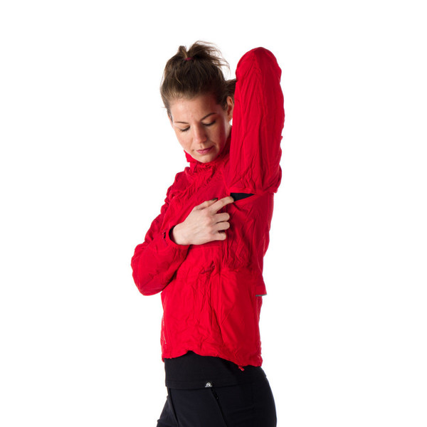 Dámská sbalitelná Bunda Northfinder Northkit BU-4268OR 289 Bright Red 25/26