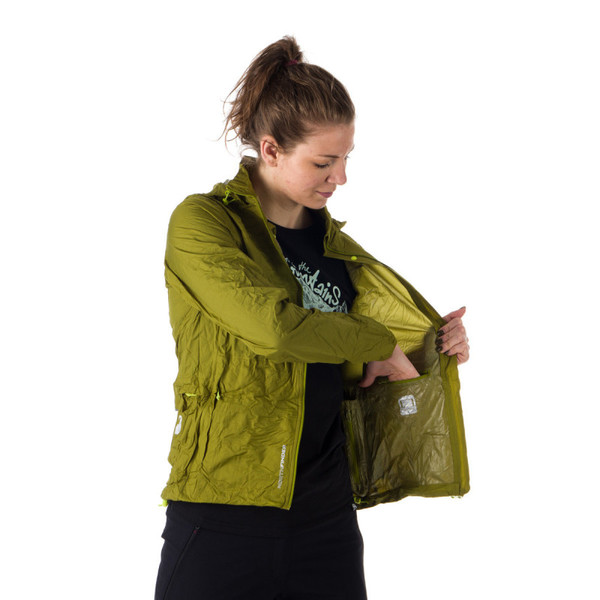 Dámská sbalitelná Bunda Northfinder Northkit BU-4268OR 8250 Macaw Green 25/26