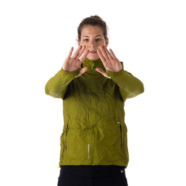Dámská sbalitelná Bunda Northfinder Northkit BU-4268OR 8250 Macaw Green 25/26