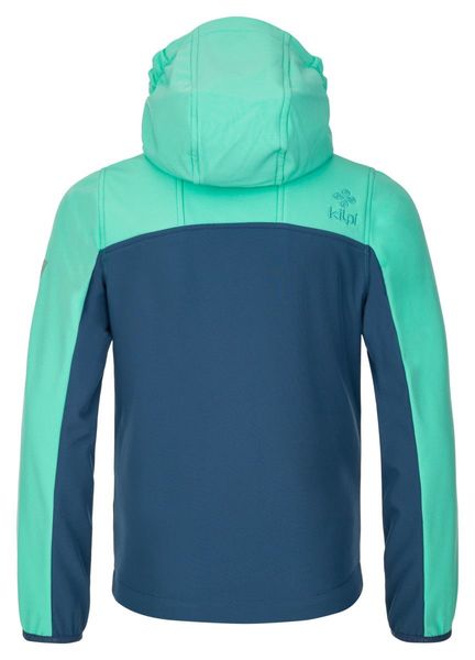 Dívčí softshellová bunda Kilpi Ravia-JG Tyrkysová SJ0155KITRQ