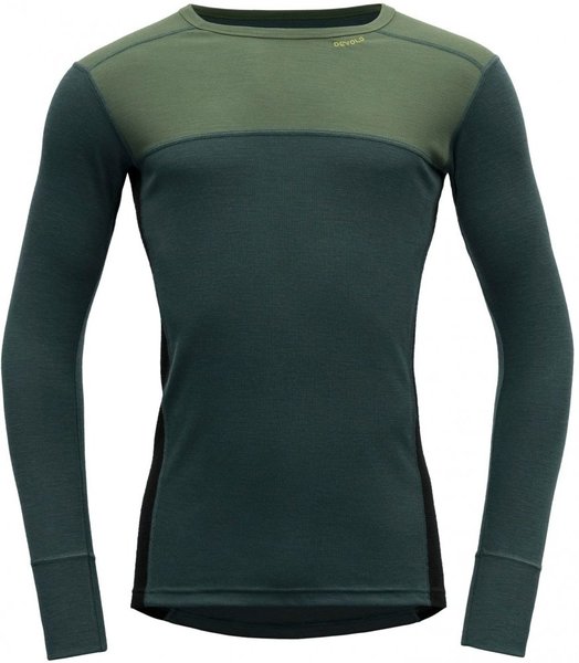 Pánské triko Devold Lauparen Merino 190 Shirt Man Forest/Woods/Black GO 245 224 A 421A 25/26
