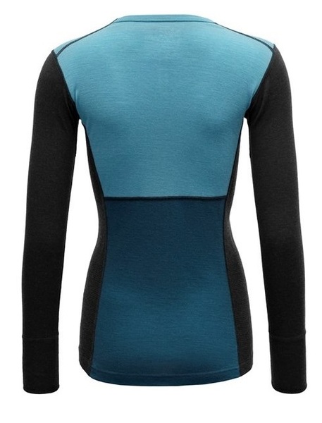 Dámské triko Devold Lauparen Merino 190 Shirt WMN Moon/Ink/Flood GO 245 226 A 313A 25/26