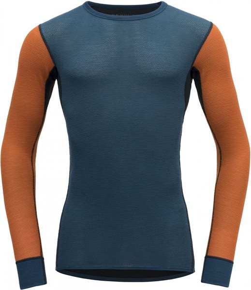 Pánské Merino triko Devold Wool Mesh 190 Shirt Man Flame GO 151 224 B 130A 25/26