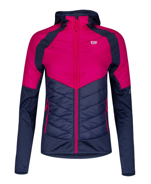 Dámská Hybridní Mikina/Bunda s kapucí Etape Sierra Pro 2.0 Magenta/Modrá 2329623 25/26