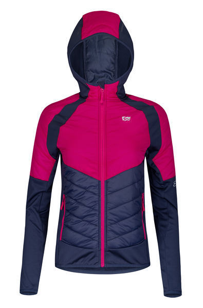 Dámská Hybridní Mikina/Bunda s kapucí Etape Sierra Pro 2.0 Magenta/Modrá 2329623 25/26