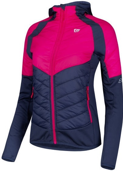Dámská Hybridní Mikina/Bunda s kapucí Etape Sierra Pro 2.0 Magenta/Modrá 2329623 25/26