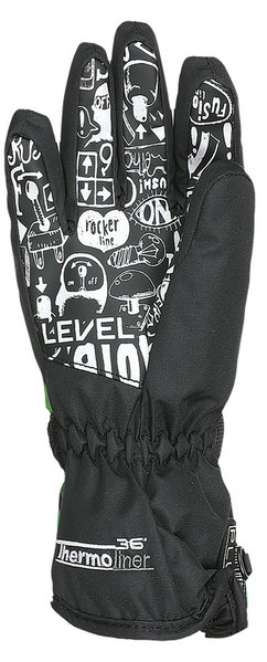 Dětské rukavice Level Junior Ninja Green 4152JG.42 25/26
