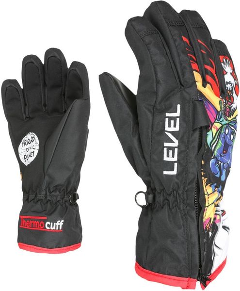 Dětské rukavice Level Dudy PK Black 4183JG.43 25/26