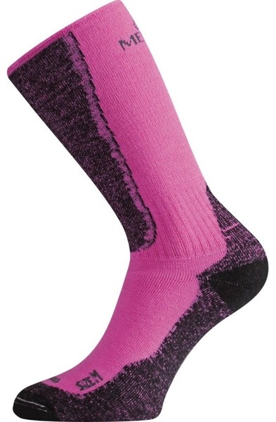 Lasting merino ponožky WSM-489 růžové 25/26