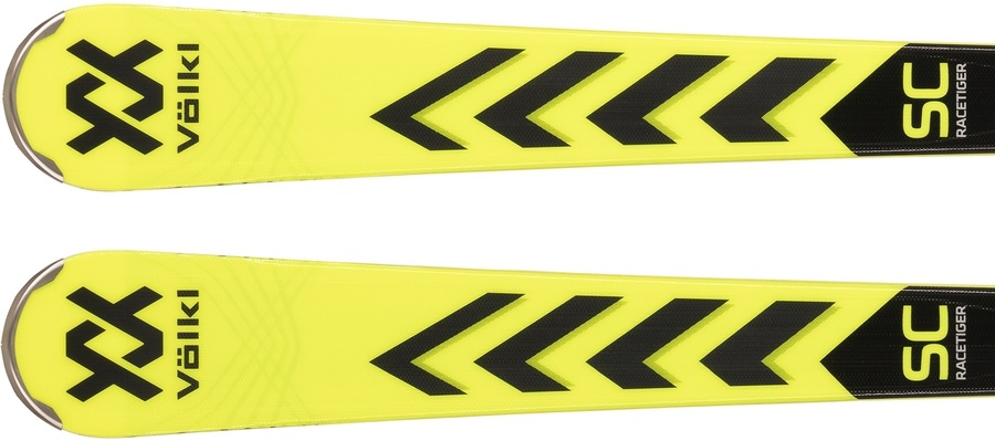 Lyže Volkl Racetiger SC Yellow + vMotion 10 GW Black