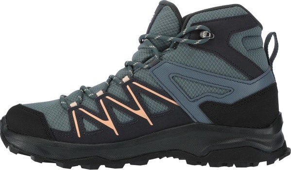 Trekové boty Salomon Daintree MID GTX Gore-tex W Stormy Weather/Ebony/Almond Cream L41678500