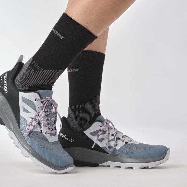 Trekové boty Salomon Outpulse GTX Gore-tex W China Blue/Arctic Ice/Orchid Bloom L47151900
