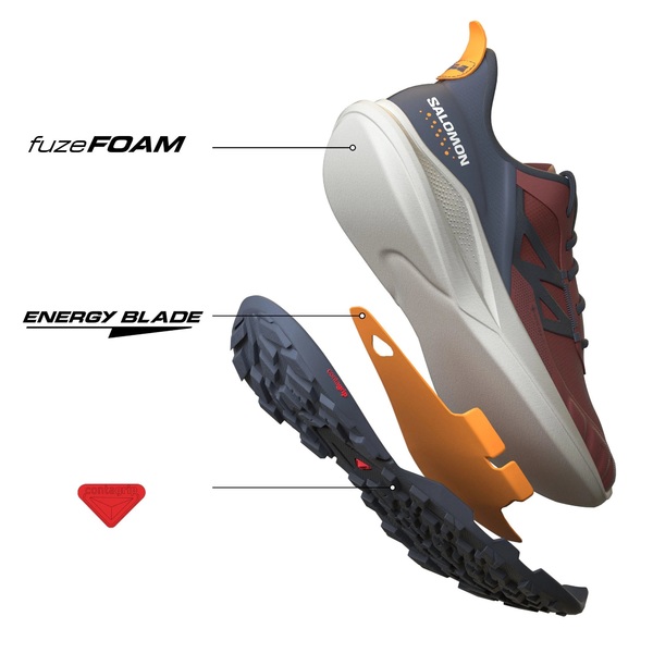 Trekové boty Salomon Outpulse GTX Gore-tex W China Blue/Arctic Ice/Orchid Bloom L47151900