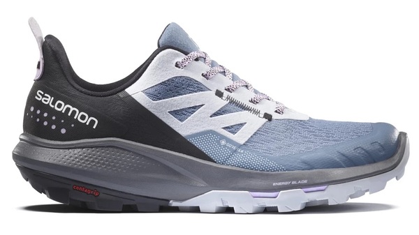 Trekové boty Salomon Outpulse GTX Gore-tex W China Blue/Arctic Ice/Orchid Bloom L47151900