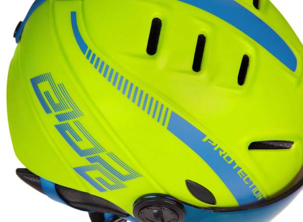 Dětská lyžařská helma Etape Rider Pro limeta/modrá mat 1809583 25/26