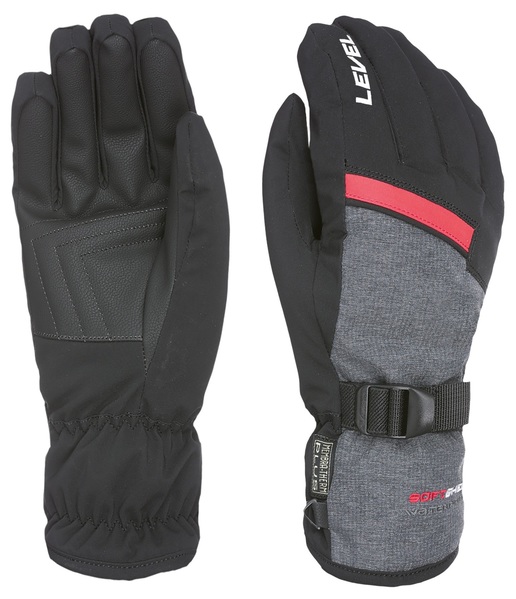 Pánské rukavice Level Hero Black/Grey 3367UG_18 25/26