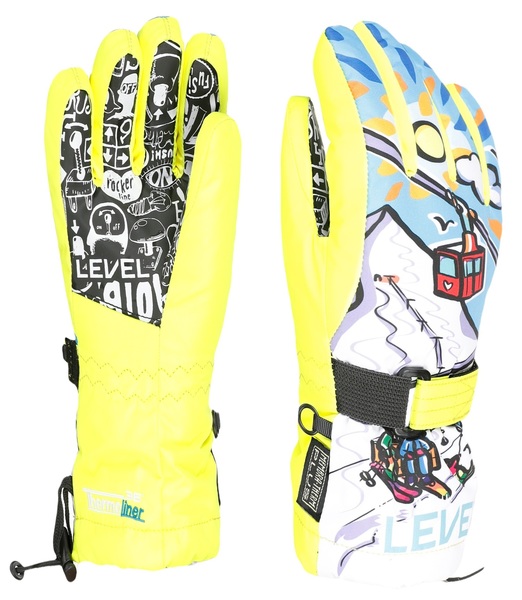 Dětské rukavice Level Glove Junior Yellow 4153JG.07 25/26