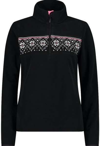 Dámská mikina CMP Campagnolo Woman Sweat Fleece 33J1206-U901 Black 24/25