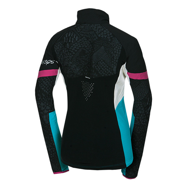 Dámská skialpová bunda hybridní Polartec® ORLOVA black/blue BU-48061SKP-271