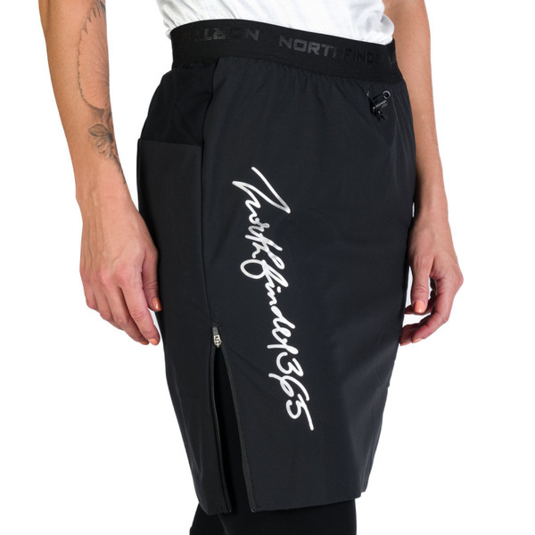 Zateplená skialpová sukně NORTHFINDER Jaraba Polartec® Black/Black SU-45603SKP-270