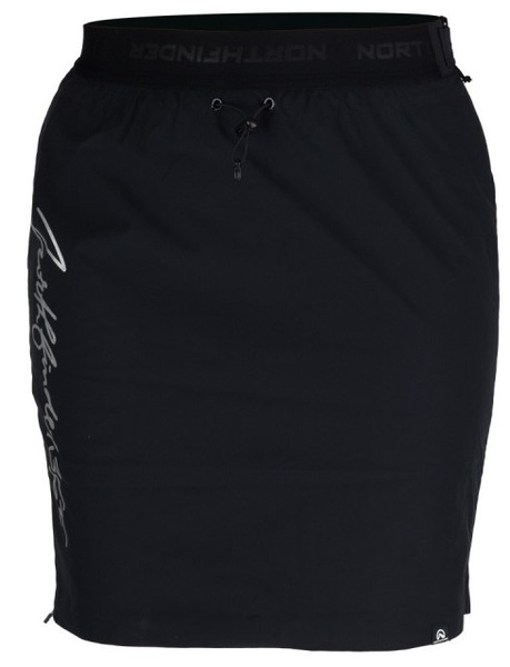 Zateplená skialpová sukně NORTHFINDER Jaraba Polartec® Black/Black SU-45603SKP-270