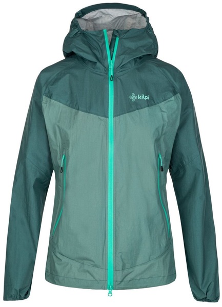 Dámská outdoorová bunda Kilpi HURRICANE-W Tmavě Zelená SL0102KIDGN