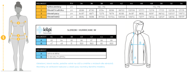 Dámská outdoorová bunda Kilpi HURRICANE-W Tmavě Zelená SL0102KIDGN