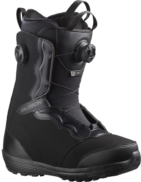 Dámské snowboardové boty Salomon IVY BOA SJ BOA L41707600 Black/Black/Castlerock Gray