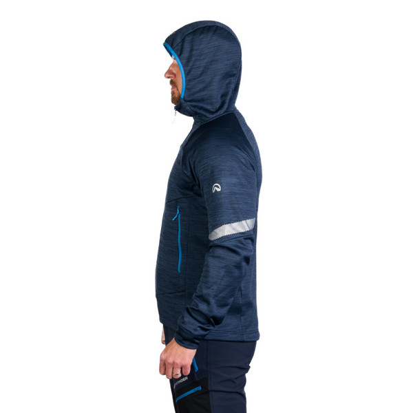 Pánská fleecová mikina s kapucí Northfinder KEVIN Dark Blue MI-MI-3825OR-298 25/26