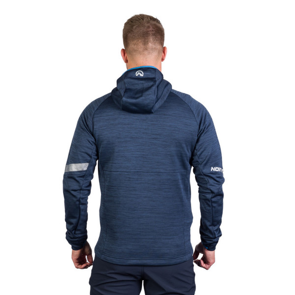 Pánská fleecová mikina s kapucí Northfinder KEVIN Dark Blue MI-MI-3825OR-298 25/26