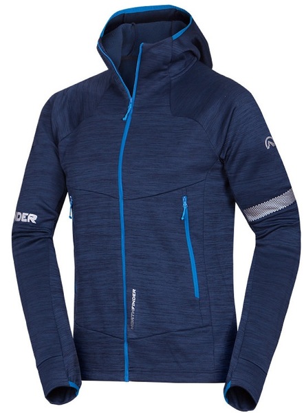 Pánská fleecová mikina s kapucí Northfinder KEVIN Dark Blue MI-MI-3825OR-298 25/26