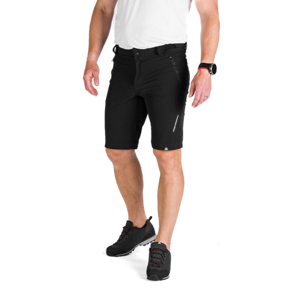 Pánské turistické šortky Northfinder Curt BE-3476OR-269 Black 25/26