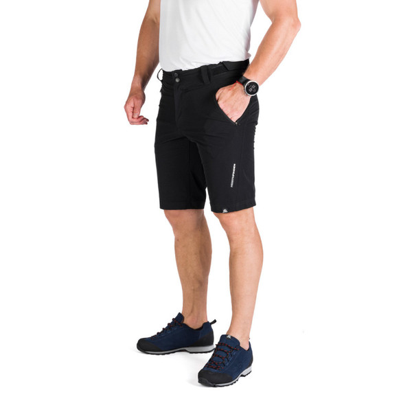 Pánské turistické šortky Northfinder Curt BE-3476OR-269 Black 25/26