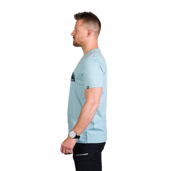 Pánské funkční triko Northfinder Dusty Sky Blue TR-3956OR-368 25/26